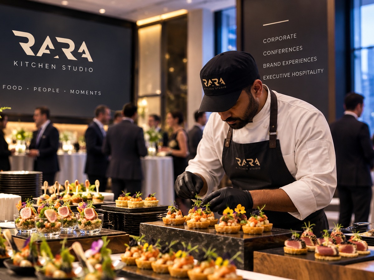 RARA corporate catering event