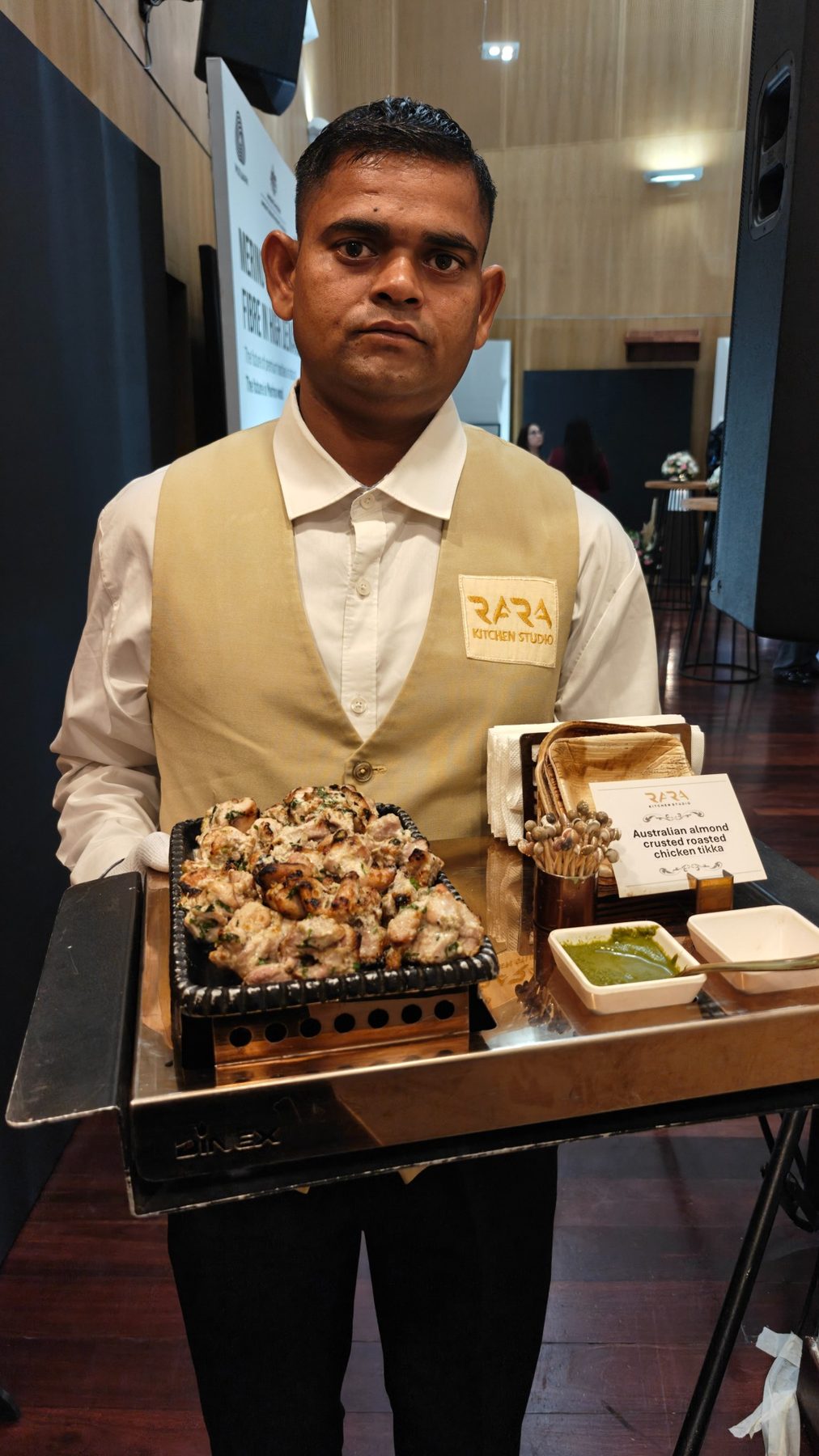 RARA team member serving guests