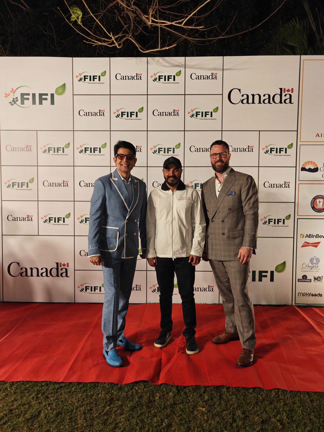 Chef Raman Kohli at a formal international event
